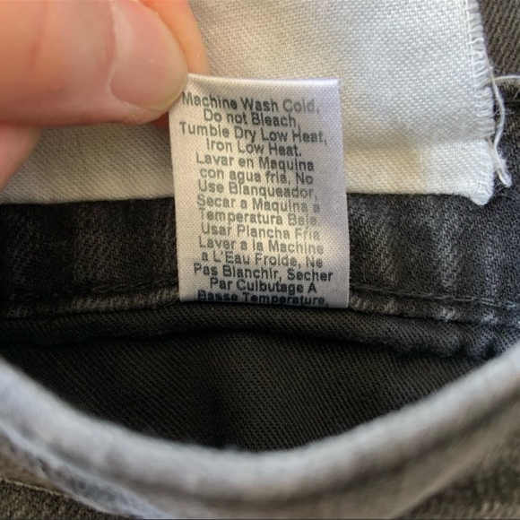 Current/Elliott Spade Ankle in Black Night Faded Black Jeans - Picture 10 of 15